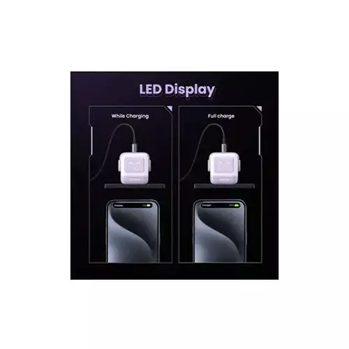 UGREEN CD359 (25036) Nexode 30W USB-C GaN Fast Charger - Purple - 1