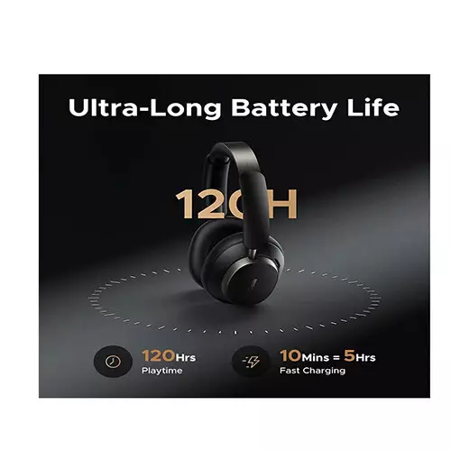 UGREEN Studio Pro HiTune Max6 HP206 (55687) ANC Bluetooth Black Over-Ear Headphone - 1