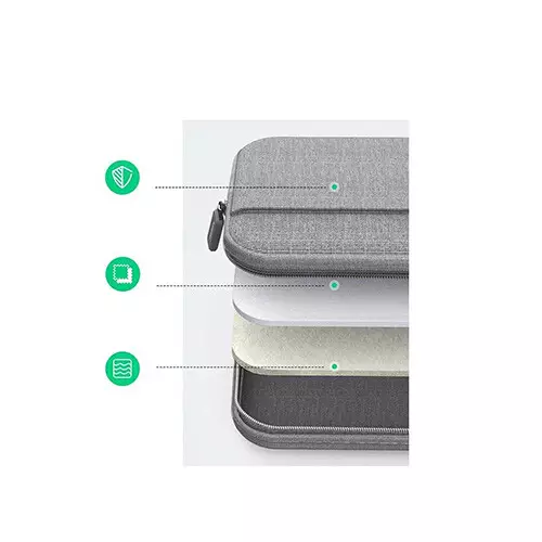 UGREEN LP437 (30325) 15.9 Inch Grey Laptop Sleeve Bag - 2