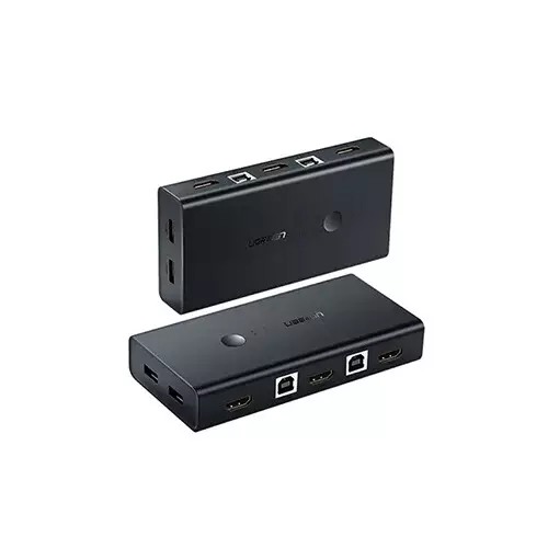 UGREEN CM200 KVM Black Network Switch - 50744