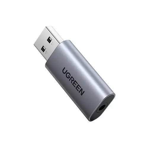 Ugreen CM383 3.5mm Female to USB Male Audio Converter