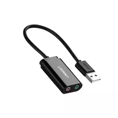 Ugreen US205 USB External Stereo Sound Card Converter - (30724)