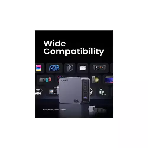 UGREEN Nexode Pro X763 4-Port 160W GaN Fast Charger - EU (25877)-gallery-1