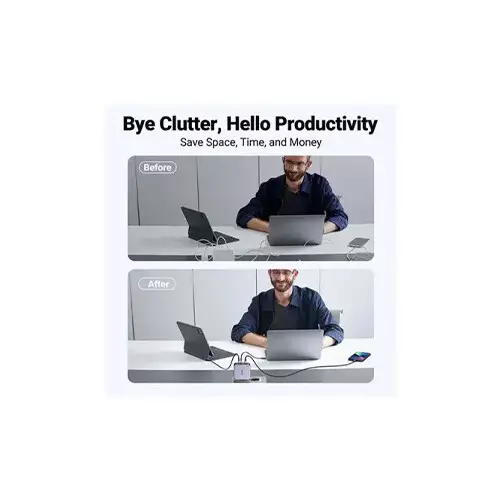 UGREEN CD289 Nexode 140W Charger Adapter EU- (90549) - 1