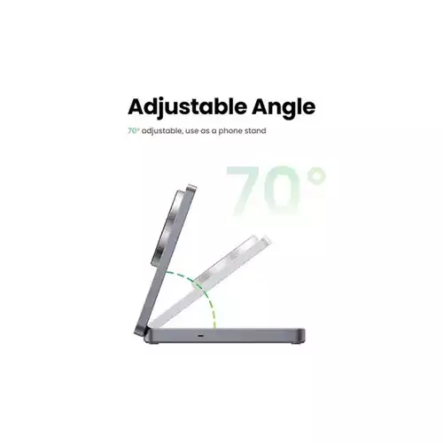 UGREEN W528 2-in-1 15W Magnetic Wireless Charger (45056) - 1