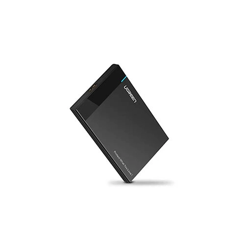 UGREEN US221 2.5 Inch Hard Drive Enclosure with Built-in USB 3.0 Cable (30847)