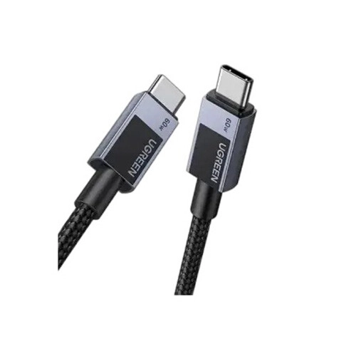 UGREEN L524 3A USB-C to USB-C PD 1M Fast Charging Braided Cable - 1