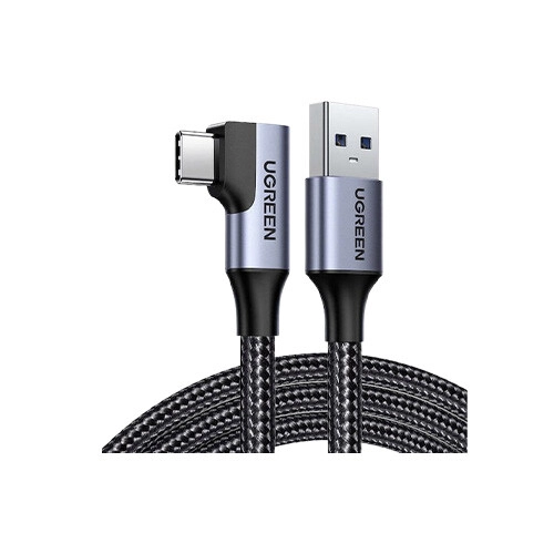UGREEN 50942 2M Angled USB-C Male To USB2.0 A Male 3A Data Cable - 1
