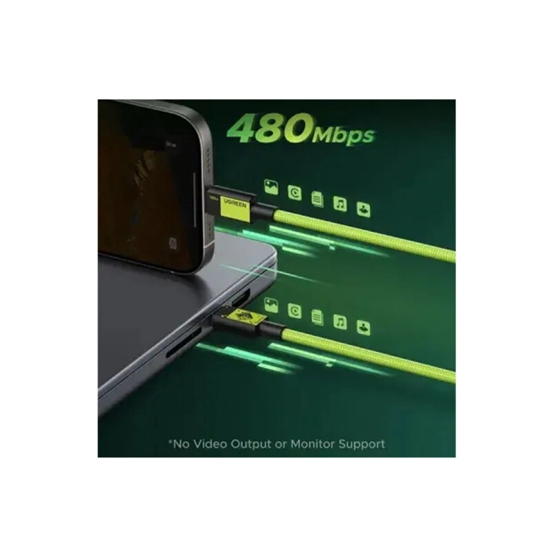 UGREEN L512 USB-C to USB-C Fast Charging Cable - 1