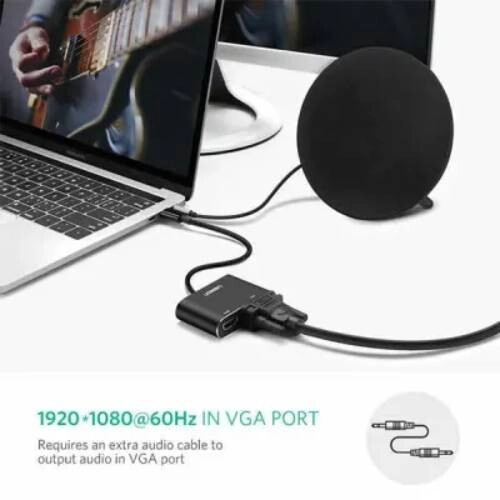 UGREEN CM449 (20518) USB 3.0 to HDMI/VGA Converter - 1