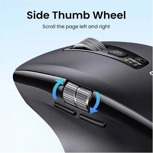 UGREEN M751 (45792) Multi-Mode Wireless Black Mouse - 1