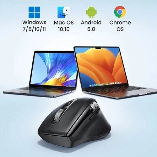 UGREEN M751 (45792) Multi-Mode Wireless Black Mouse - 2