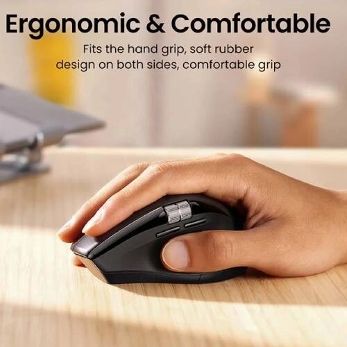 UGREEN M751 (45792) Multi-Mode Wireless Black Mouse - 3