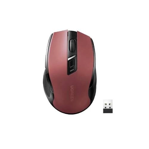 UGREEN MU006 (25752) Ergonomic Wireless Mouse - Red
