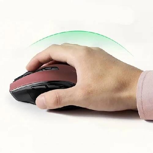 UGREEN MU006 (25752) Ergonomic Wireless Mouse - Red - 2