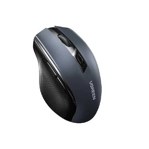 UGREEN MU006 (90545) Silent Ergonomic Wireless Mouse - Black - 1