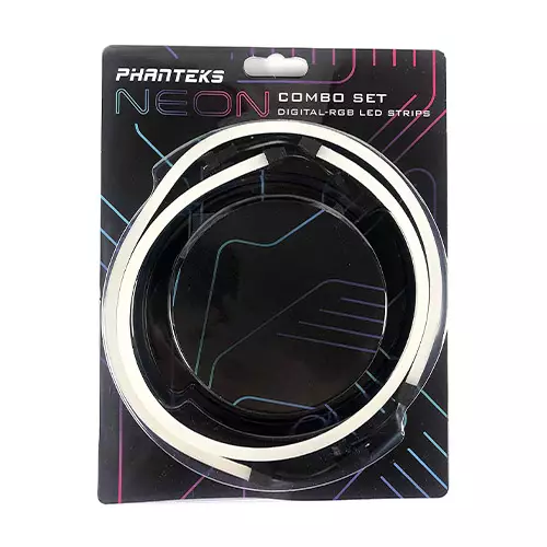 Phanteks NEON Combo Set DRGB 2X 400mm Smooth LED Lighting Strips-2