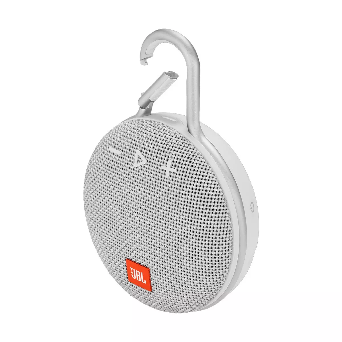 JBL Clip 3 Portable Bluetooth Speaker -White-gallery-1
