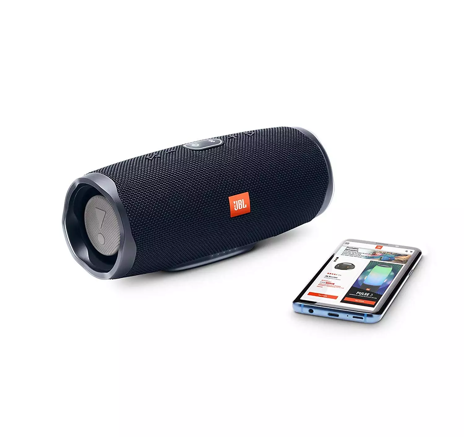 JBL Charge 4 Waterproof Portable Bluetooth Speaker -Black-gallery-1