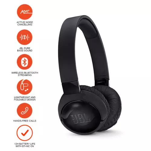 JBL TUNE 600BTNC Wireless Headphones with Active Noise Cancellation - 2