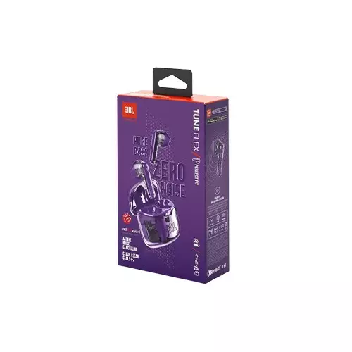 JBL Tune Flex Ghost In-Ear Bluetooth Earbuds (Purple Ghost) - 5
