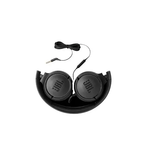JBL Tune 500 wired Pure Bass Sound Over-Ear Black Headphone - 2