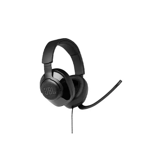 JBL Quantum 300 Wired Over-Ear Gaming Black Headset with Microphone