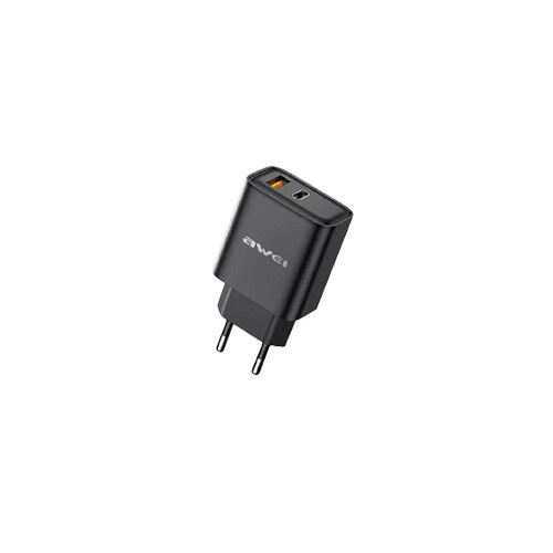 Awei PD81T-EU 22.5W GaN Fast Charger with TYPE-C Cable - 1