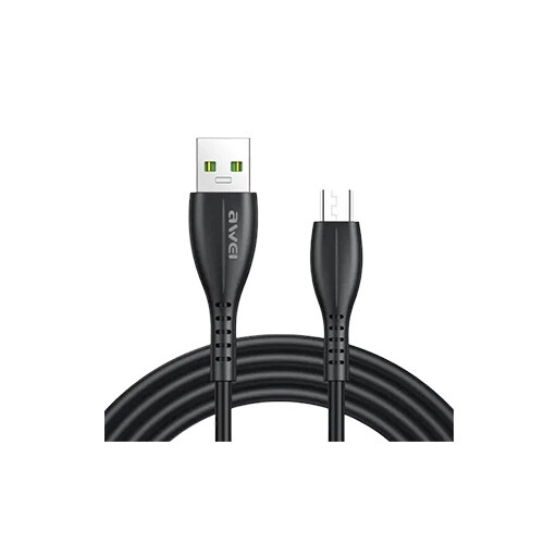 Awei CL-115M USB to Micro USB 2.4A 1 Meter Fast Charging Cable - 1