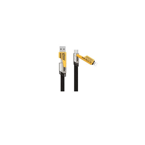 AWEI CL-226 4-in-1 65W Fast Charging Data Cable with 4 Plug Combo
