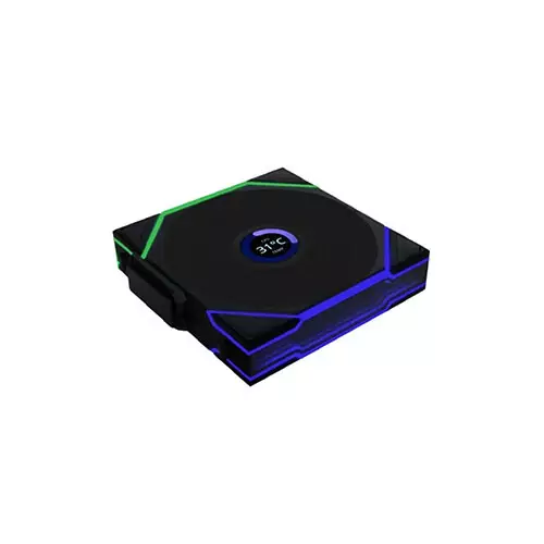 Lian Li UNI Fan TL LCD 120 Wireless - Triple Pack (White)-gallery-1