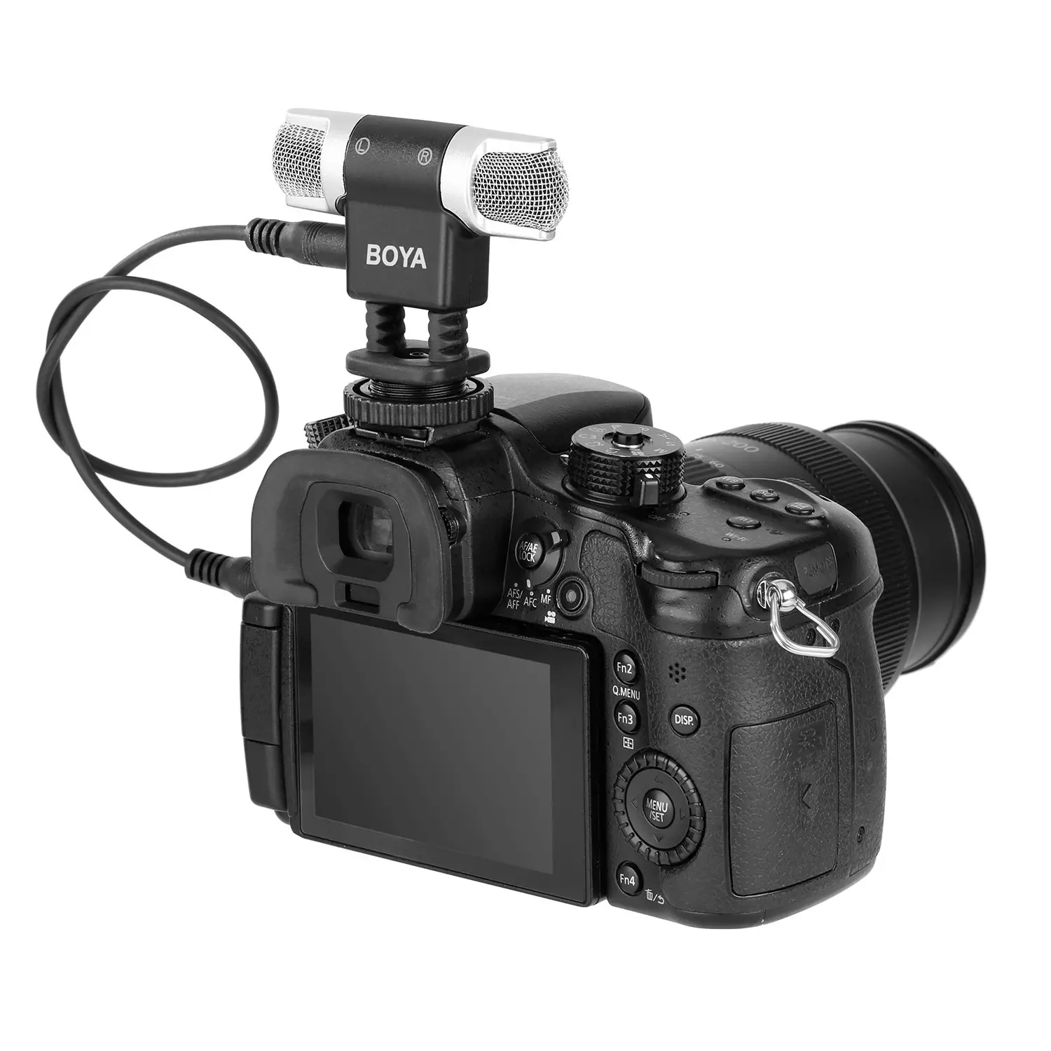 BOYA BY-MM3 Mini Omnidirectional condenser Condenser Stereo Shotgun Microphone-gallery-1