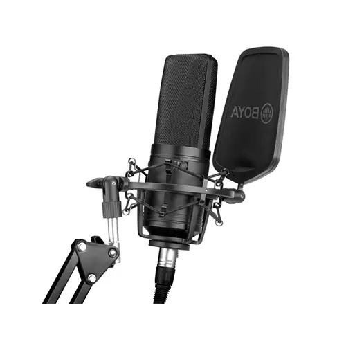 BOYA BY-M1000 Large-Diaphram Multi-Pattern Condenser Studio Microphone - 2