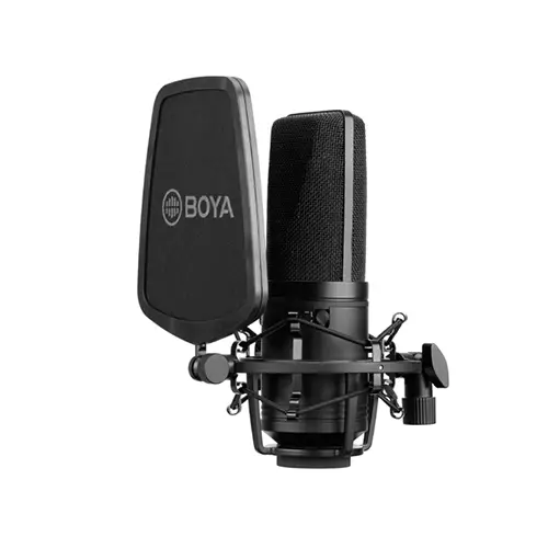BOYA BY-M1000 Large-Diaphram Multi-Pattern Condenser Studio Microphone-gallery-1