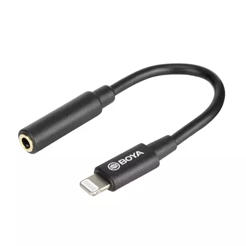 BOYA BY-K3 3.5MM TRRS TO LIGHTNING AUDIO ADAPTER-gallery-2