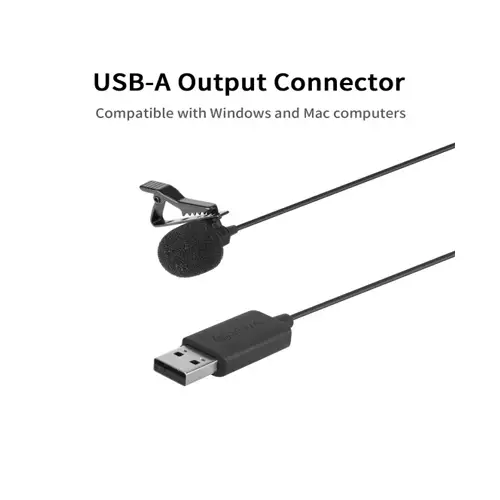 BOYA BY-LM40 Lavalier Mic for USB - 1
