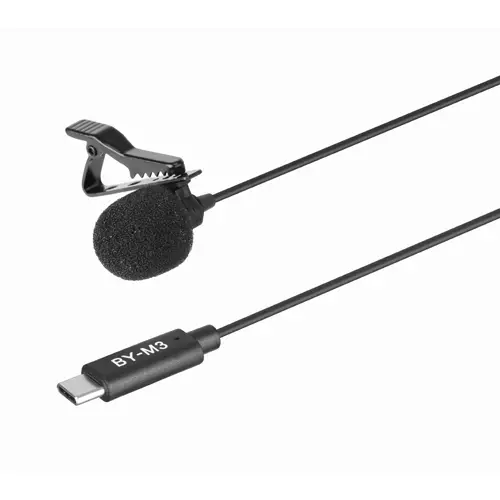Boya BY-M3-OP Clip-on Digital Lavalier Microphone - 1
