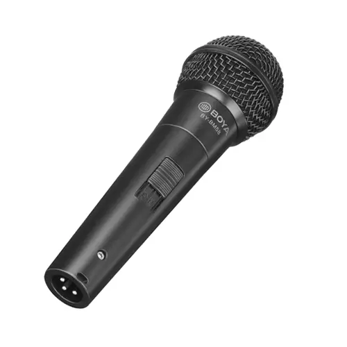 BOYA BY-BM58 CARDIOID DYNAMIC INSTRUMENT VOCAL MICROPHONE-gallery-1