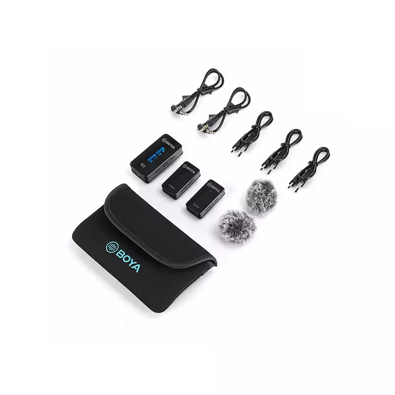BOYA BY-XM6-S2 MINI ULTRA COMPACT 2.4GHZ WIRELESS MICROPHONE SYSTEM-gallery-2