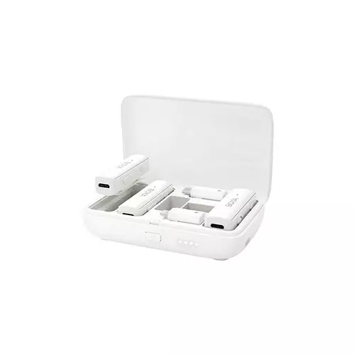 Boya BOYALINK-W All-in-one Design Wireless Microphone System (White)