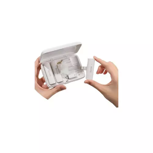Boya BOYALINK-W All-in-one Design Wireless Microphone System (White)-3