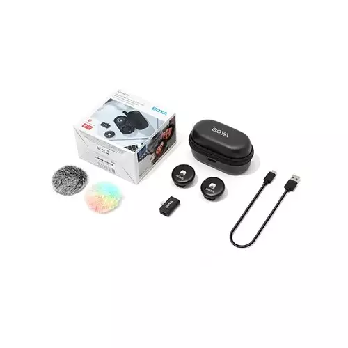 Boya Omic-D Dual-Channel Wireless Microphone - Black-gallery-4