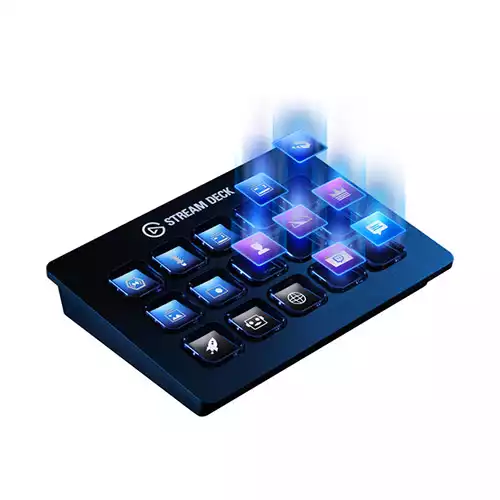 Elgato Stream Deck - Live Content Creation Controller with 15 Customizable LCD Keys, Adjustable Stand