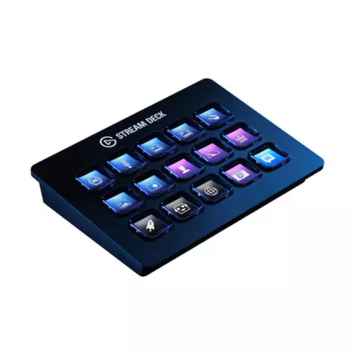Elgato Stream Deck - Live Content Creation Controller with 15 Customizable LCD Keys, Adjustable Stand-gallery-1