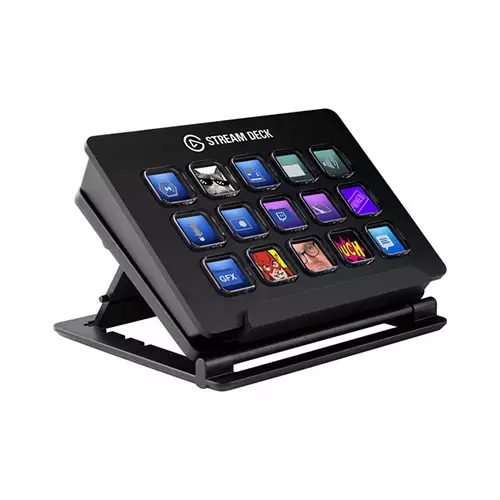 Elgato Stream Deck - Live Content Creation Controller with 15 Customizable LCD Keys, Adjustable Stand-gallery-2