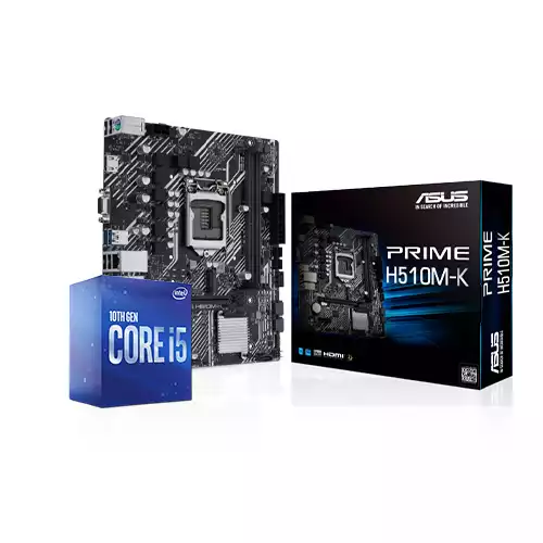 INTEL CORE I5-10400 & ASUS PRIME H510M-K MOTHERBOARD PROCESSOR COMBO
