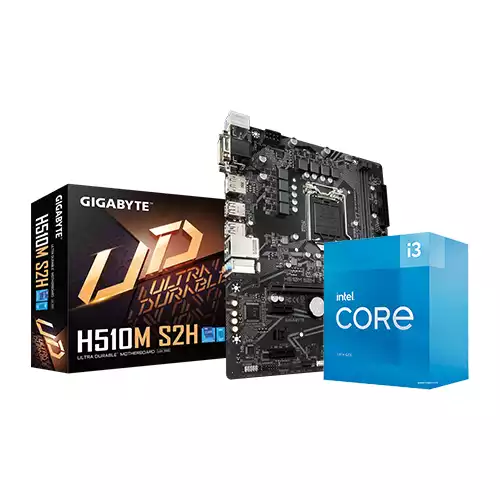 INTEL CORE I3 10105 & GIGABYTE H510M S2H MOTHERBOARD PROCESSOR COMBO