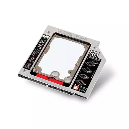 TEUTONS DVD to HDD 2nd SSD HDD Caddy SATA Drive Enclosures