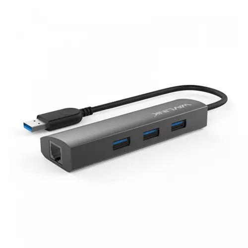 WAVLINK WL-UH3031G USB 3.0 4-Port USB Hub with Gigabit Ethernet