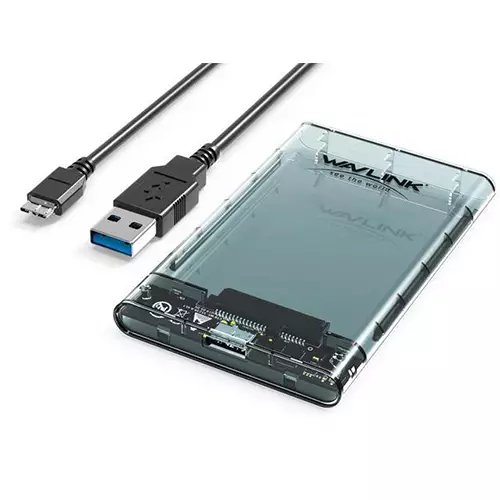 Wavlink WL-ST239 USB 3.0 SATA Hard Drive Enclosure For 2.5' HDD SSD-gallery-1